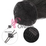 Extensie de par coada Afro Kinky tip Mesa cu elastic Saten Inchis de 60 cm YK888-4# Extensie de par coada Afro Kinky tip Mesa cu elastic Saten Inchis de 60 cm YK888-4#